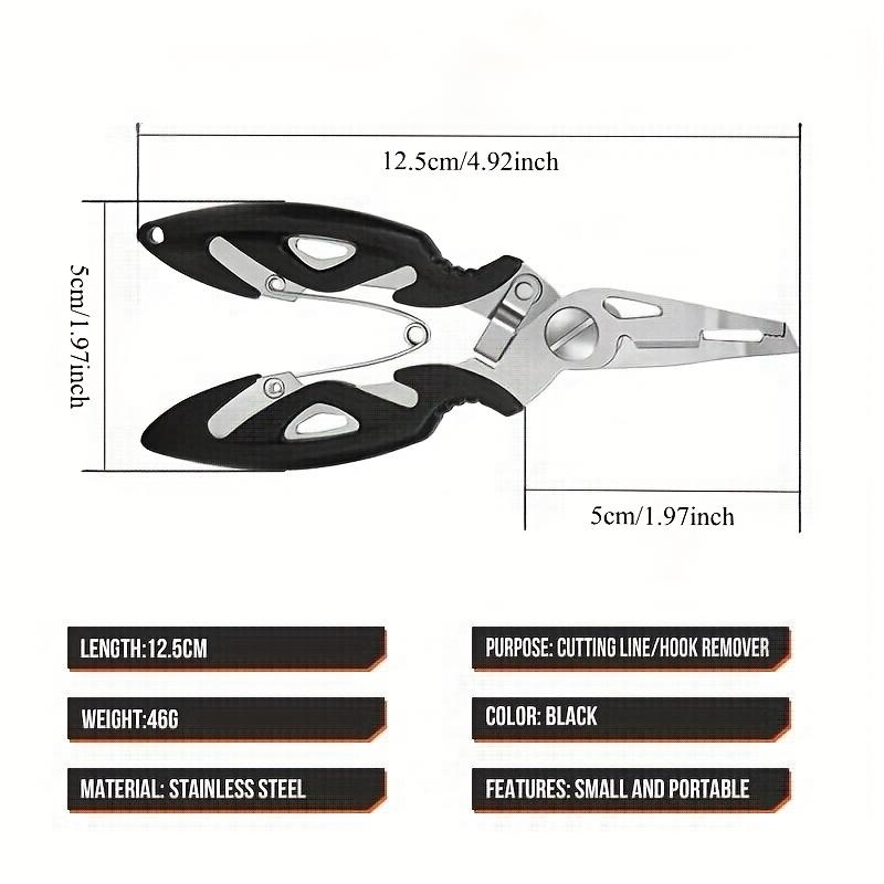 Multifunction Fishing Plier Scissor Braid Line Lure Cutter Hook Remover Fishing Tackle Tool Cutting Fish Use Tongs Fish Scissors