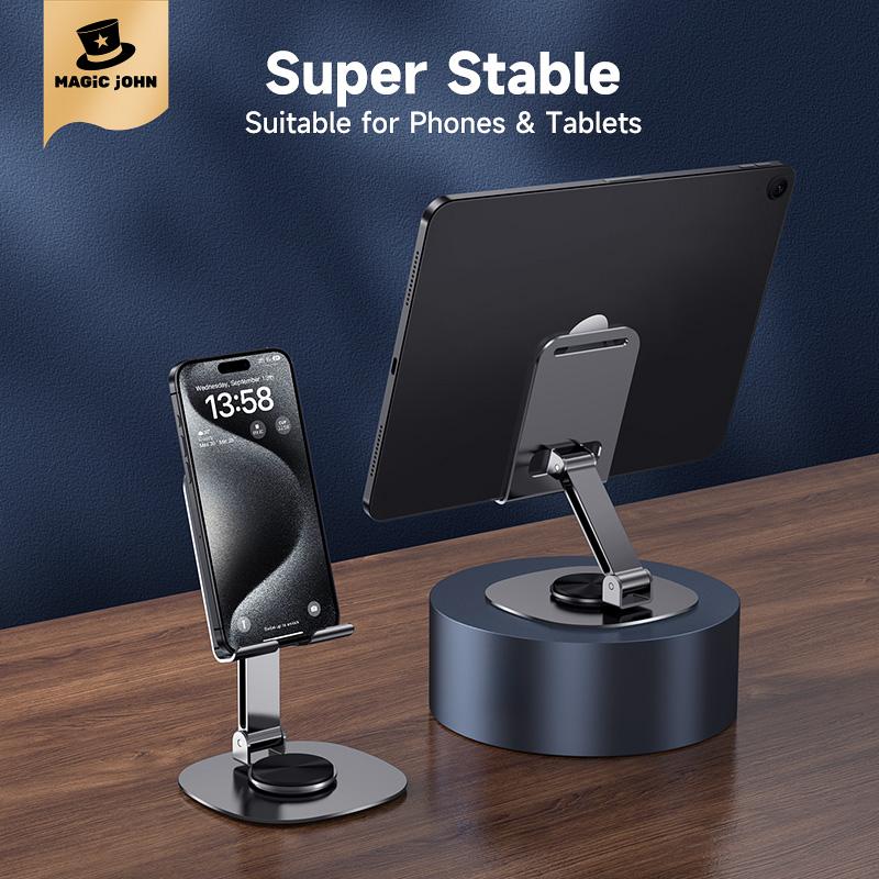 MAGIC JOHN 360 Degree Stable Phone Tablet Holder Portable Ultra Strong Support