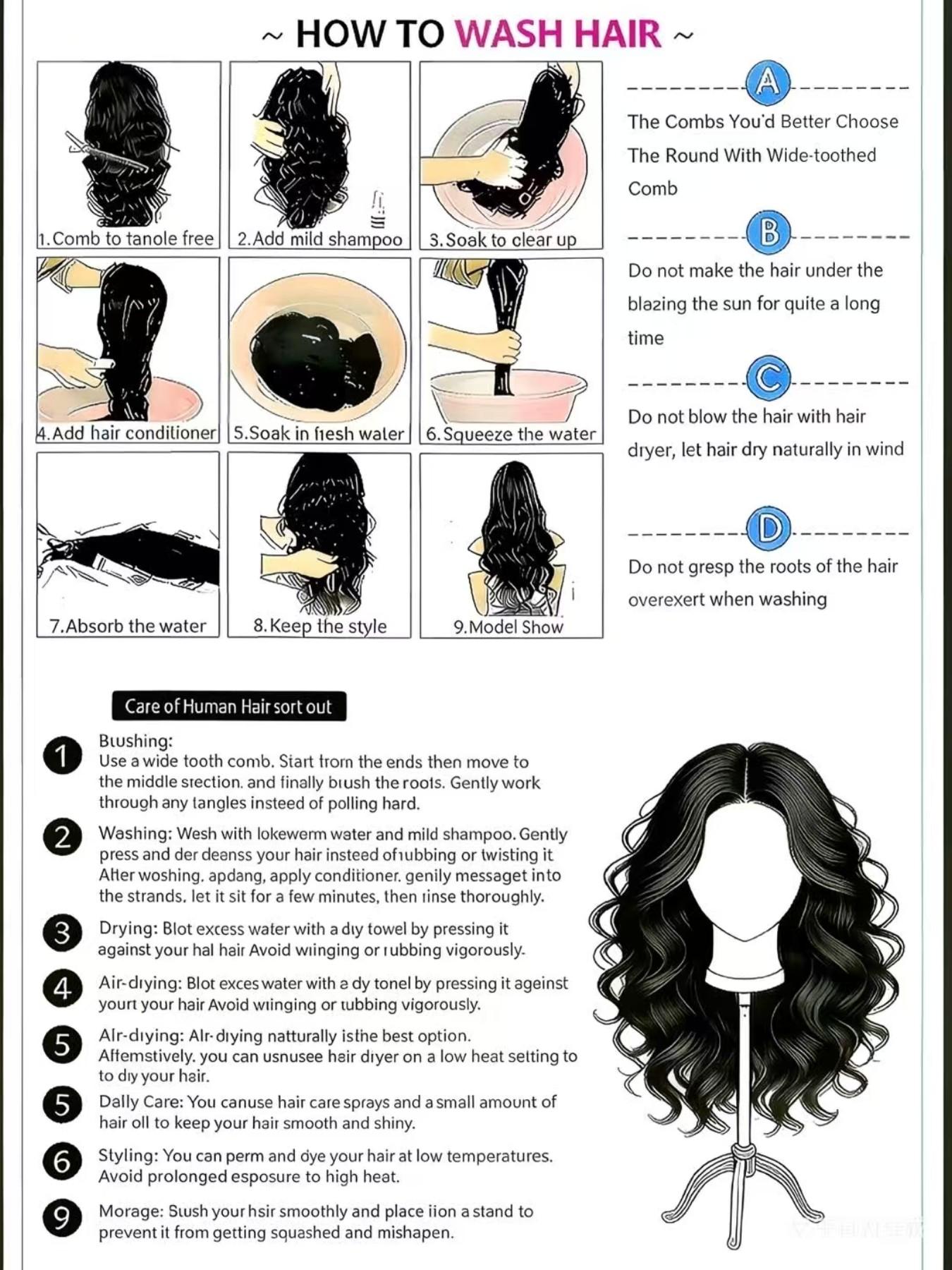13x4 HD Lace Front Human Hair Wigs Body Wave Glueless Pre Plucked Natural Hairline with Baby Hair 20 Inch 180% Density Natural Black 1B With Blonde Highlights Ombre Mixed Color Wavy Hair for Women Daily Party Wear