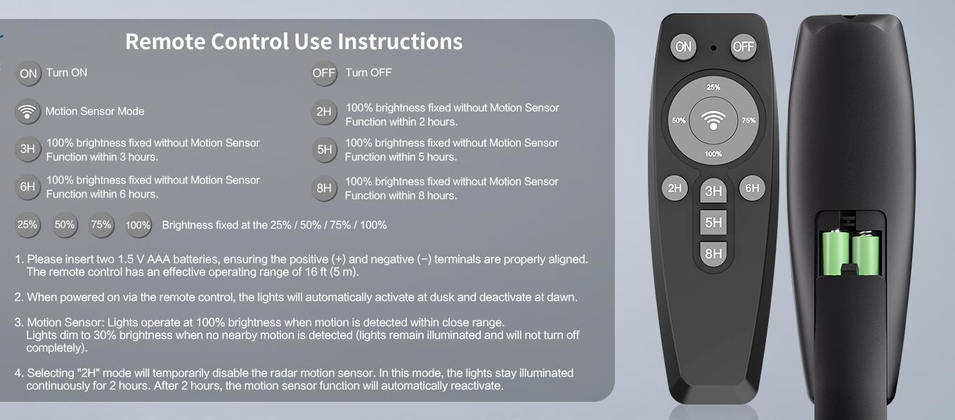 HYKOONT TW16 Utral Dual Solar Sanels Solar Lights Outdoor - All-Weather Performance Dual Solar Light, 6500K Daylight, Large Lamp Beads, Optical Convex Lens, Motion Sensor and Remote Control, Dusk to Dawn for Yard HYKOONT TW16 Utral Dual Solar Sanels Solar Lights Outdoor - All-Weather Performance Dual Solar Light, 6500K Daylight, Large Lamp Beads, Optical Convex Lens, Motion Sensor and Remote Control, Dusk to Dawn for Yard