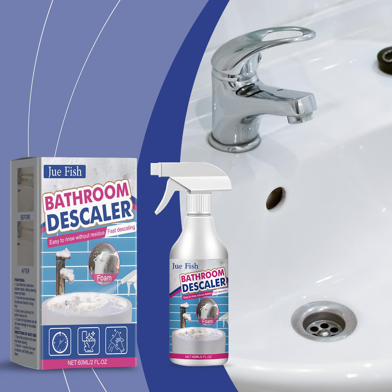 Jue-Fish Bathroom Cleaner Shower Room Bathtub Cleaning Scale Hand Washing Basin Clean Home Cleaning Agent