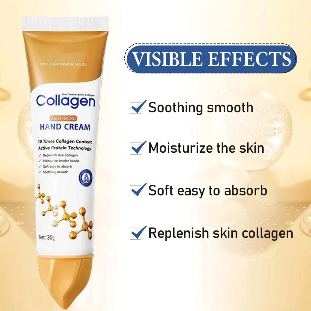 Collagen Anti-wrinkle Hand Cream Anti-drying Anti-crack Moisturise Nourish Dry Skin Softening Hand Care Repair Product