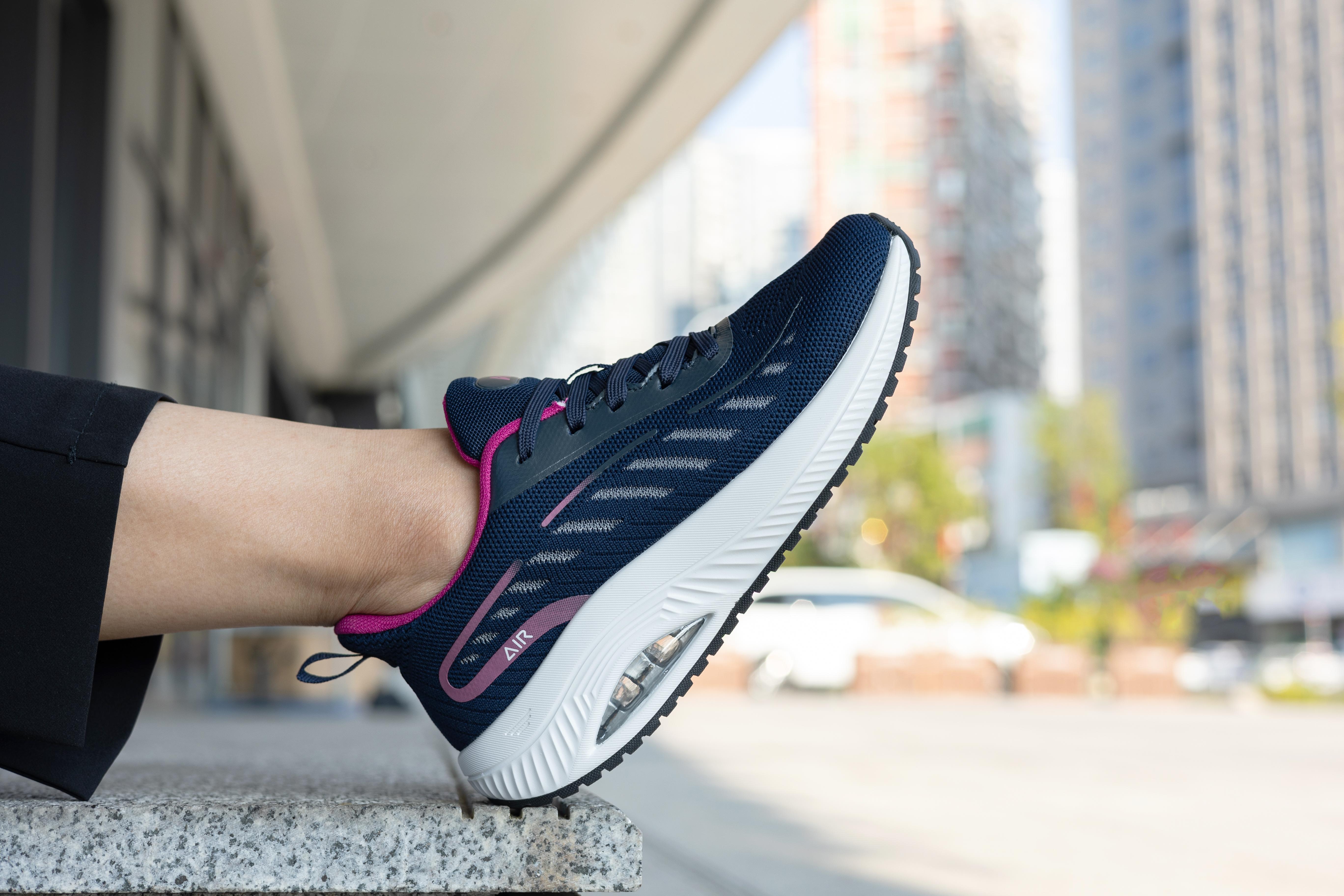 AOV Women Comfortable Arch Support high arched Walking Athletic Sports Shoes Air Cushion Sneakers