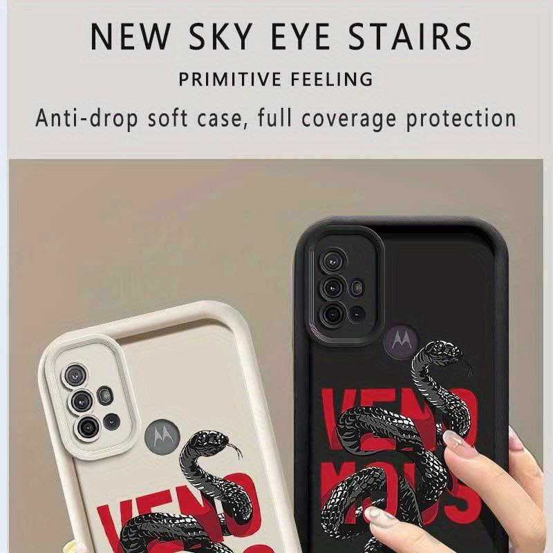 1 Piece Scarlet Python G10 Silicone Shockproof Cover For Moto G10 - Ideal For Entertainment