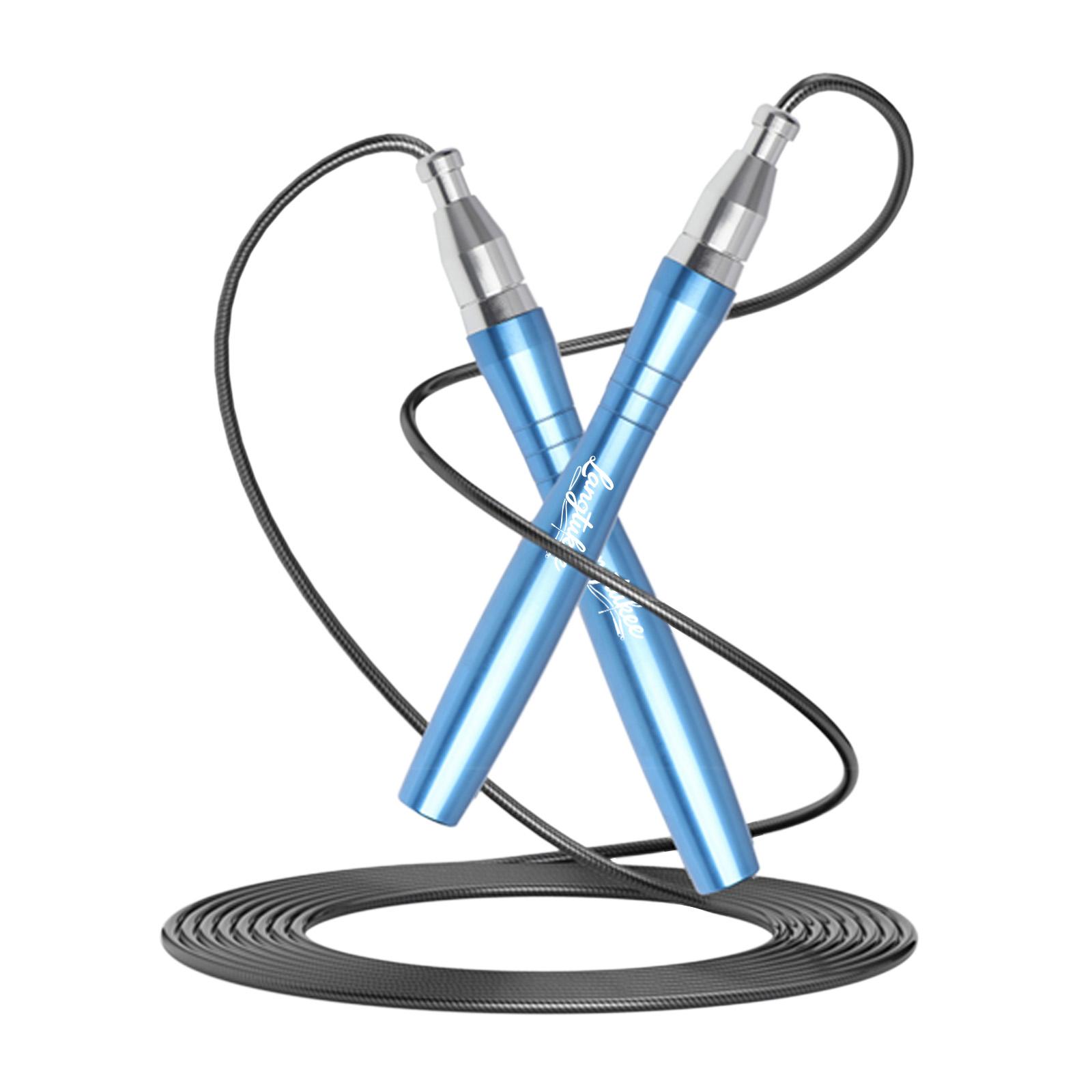 Speed Jump Rope with Ball Bearings – Tangle-Free Design, Adjustable Steel Cable, Non-Slip Lightweight Handles | Home Gym Fitness Equipment, Exercise Essential & Thoughtful Easter Gift