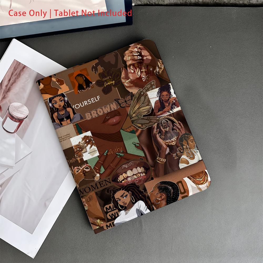 Case for ipad,A book-style tablet case, Tablet Protective Cover compatible with ipad 10th generation,for iPad Air(M2)/for iPad Pro(M4)/air4/5/6/pro10.5/2022/2021/2024/12.9/mini7/2019/,air m3/a16 2025