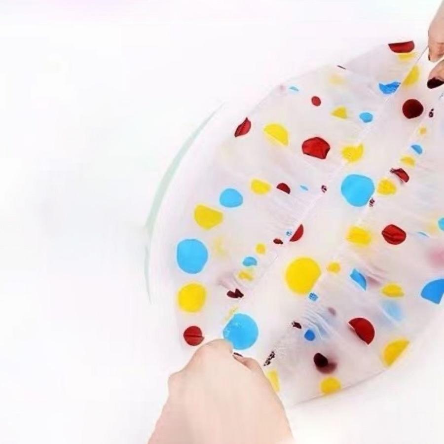 Waterproof Shower Cap, Reusable Kitchen Oil-Proof Hat, Thickened Large One-Time Use Bath Cap, Random Colors Available
