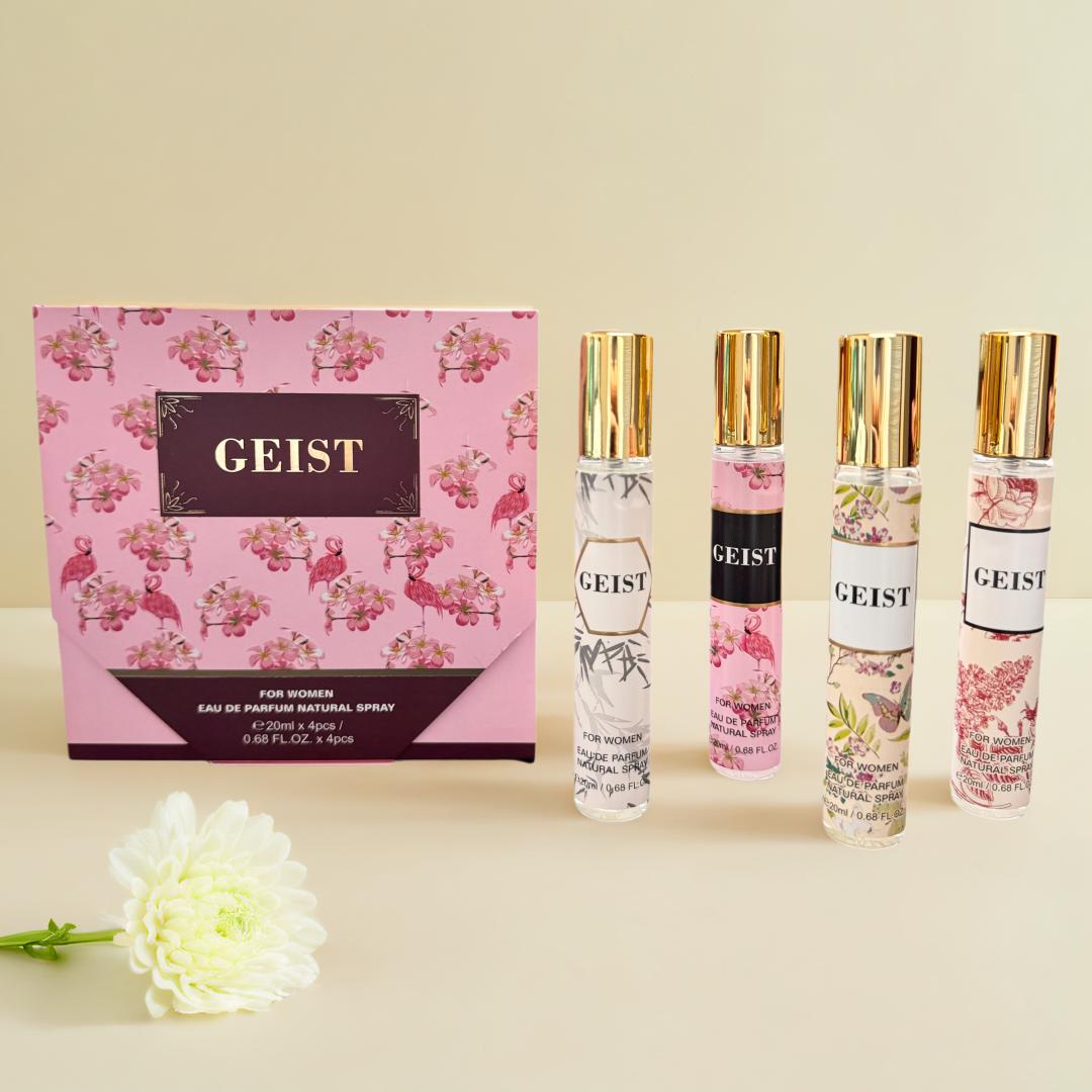 Women's Perfume set,Floral and Fruity,Thanksgiving,Christmas,Valentine's Day,20ml*4