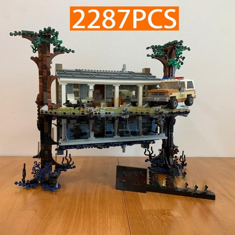 2287 Pcs Stranger Things Inverted World Building Blocks Toy Includes Eight Minifigures Compatible with 75810, Creative Playset for Kids Ages 6+, Perfect Gift Idea