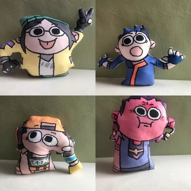 2026 New hot item Hot Valorant Abstract Doll Jett Sage Cosplay Hug Pillow Printing Dopamine Soft Toys Ornament Game Periphery Fans Birthday Gift
