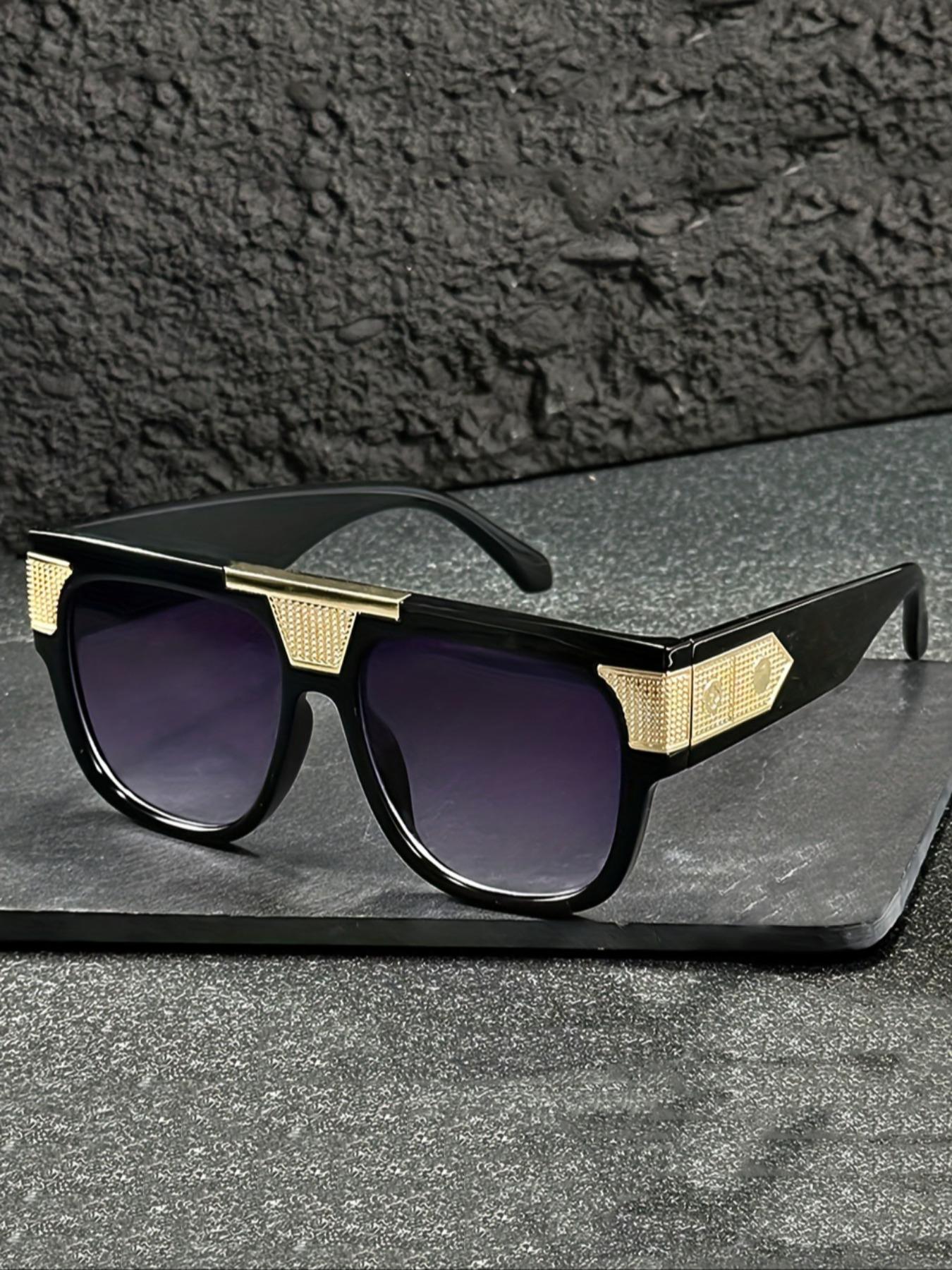 Retro Sunglasses Rectangular Rimless Glasses for Both Men And Women, Perfect for Everyday Casual Wear And Decoration