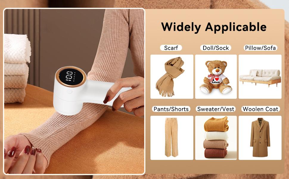 Electric Lint Remover, ElectricHairball Trimmer Fabric Shaver, USB Rechargeable Fabric Hair Remover with Replaceable Blades, PortableHair Remover Razor for All Clothes Black Friday Deals