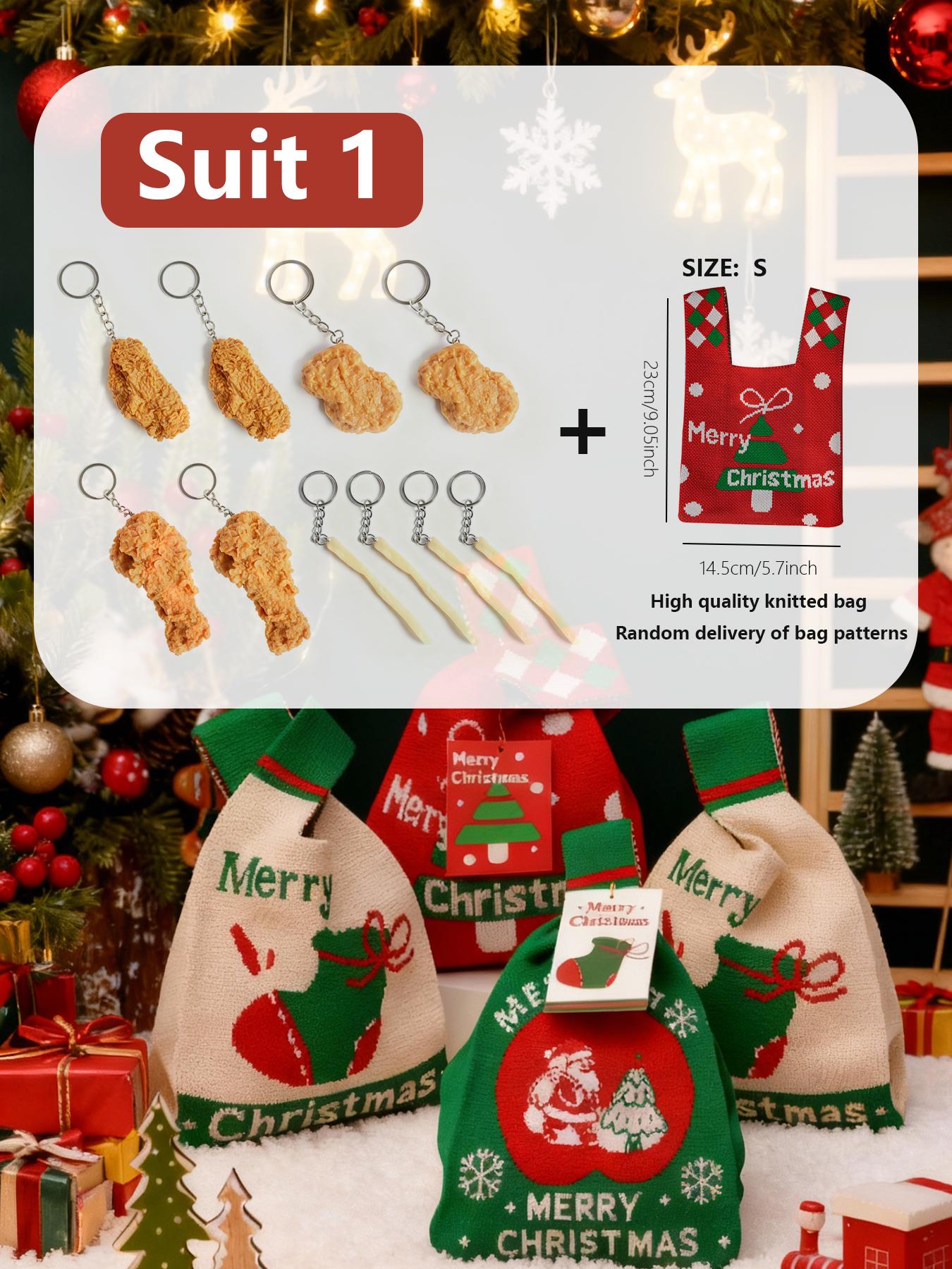 Chicken Block Keychain, Fashionable Chicken Food Accessory, Cute Car Key Chain, Realistic Fried Chicken Key Ring, Women's Key Holder, Lightweight Keychain, Keychain For Bags