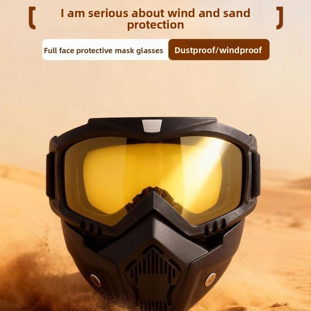 Portable comprehensive protective face mask, integrated anti fog ...