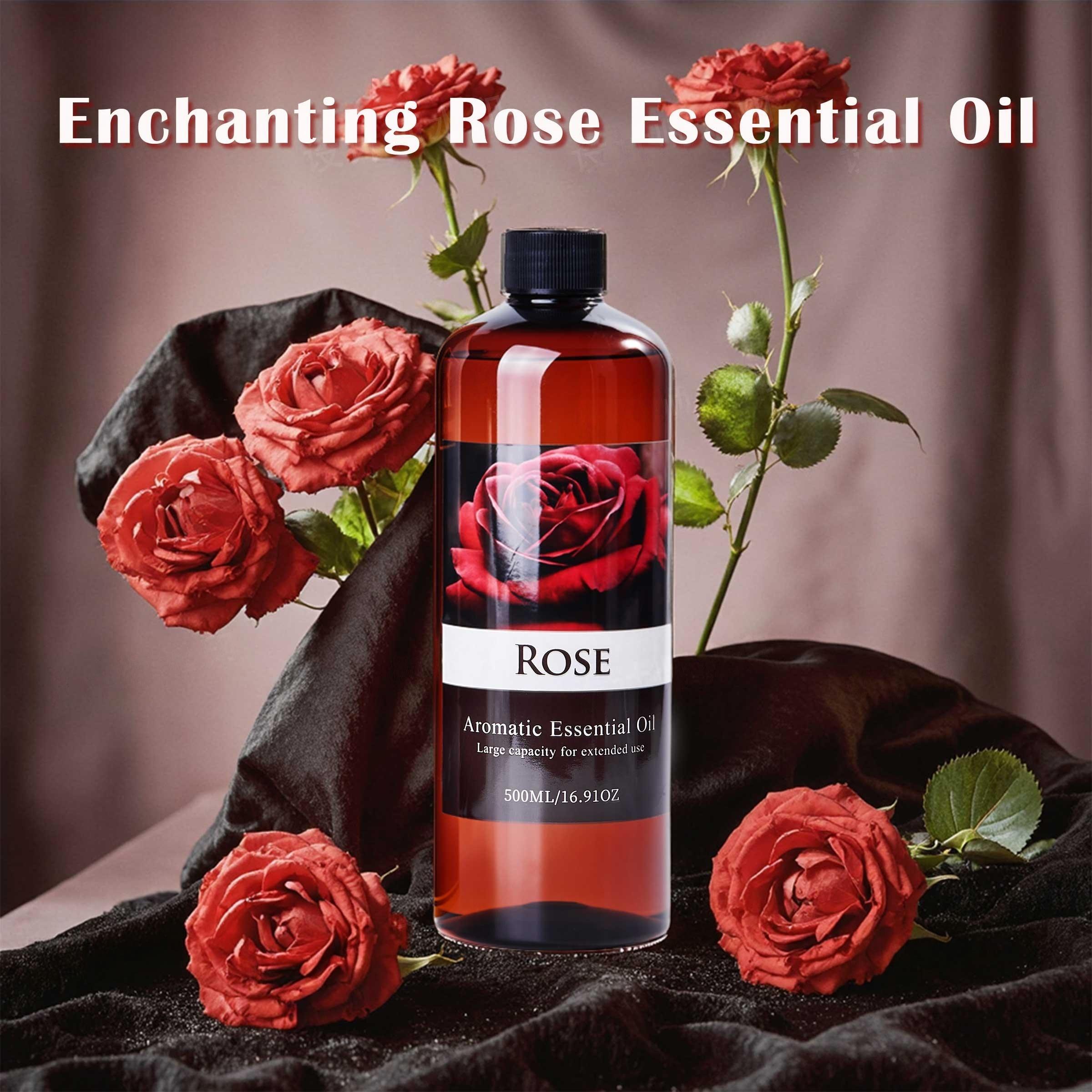 Large Bottle Essential Oil Refill Liquid 500ML/16.9oz Natural Aromatherapy Home Fragrances Scented Oils Long-Lasting Fragrance for Hotel Car Home Office Diffusers Humidifiers DIY Candles Gifts