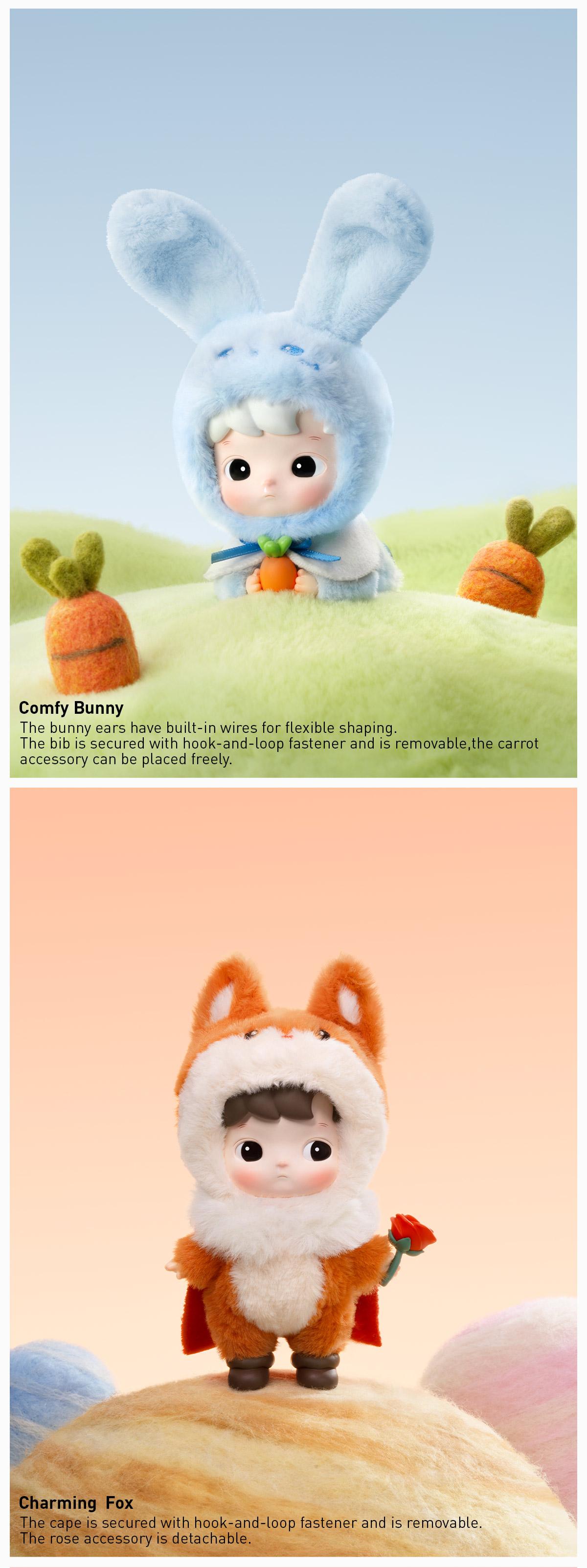 POP MART HACIPUPU Snuggle With You Series Figures, Blind Box, Mystery Box