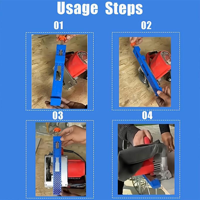 Electric Adjustable Cutting Machine Base Rail Set, Precision Positioning, Adjustable Guide Rails, Stable Clamping Fixtures, Woodworking Tool