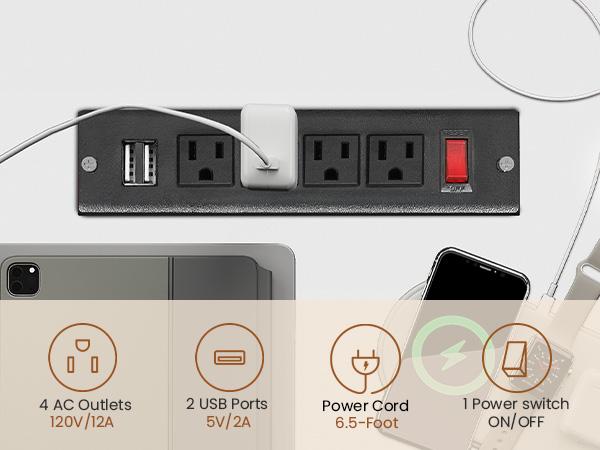 SEDETA 109 Inch L Shaped Gaming Desk with 4 Drawers Display Cabinet Computer Desks with 2 Monitor Stands CPU Stand LED Lights and Power Outlet