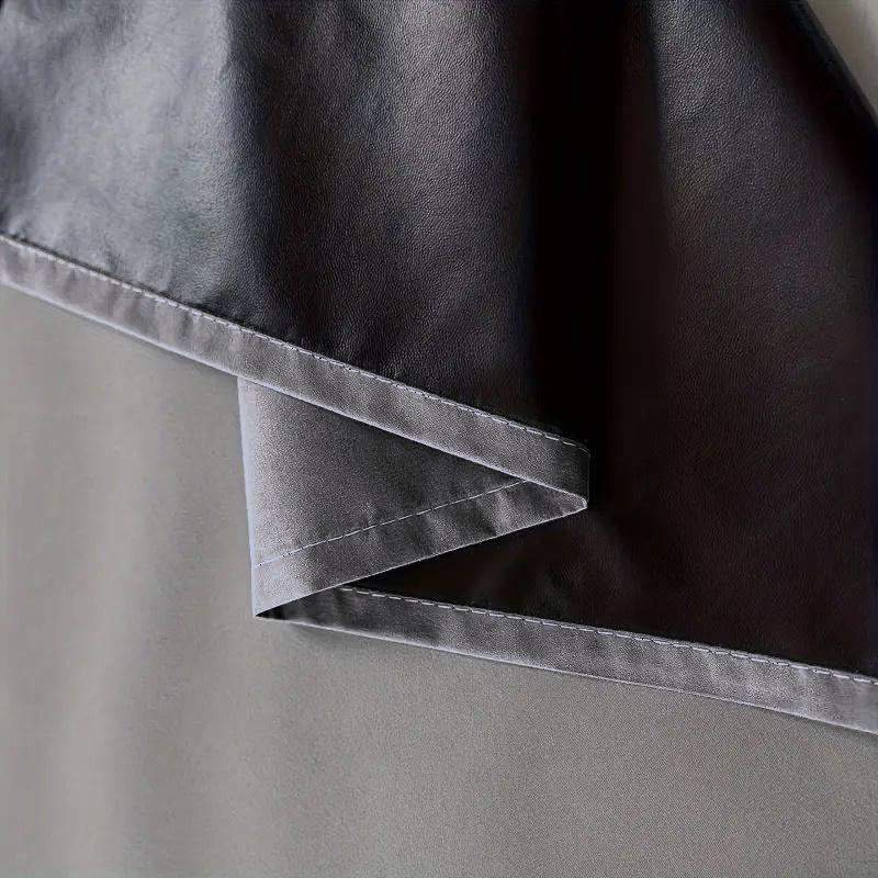 1 piece, solid color polyester material film lining, modern romantic style, 100% blackout curtains, darkening the interior, top pole hanging method, suitable for bedrooms, dining rooms, living rooms, kitchens