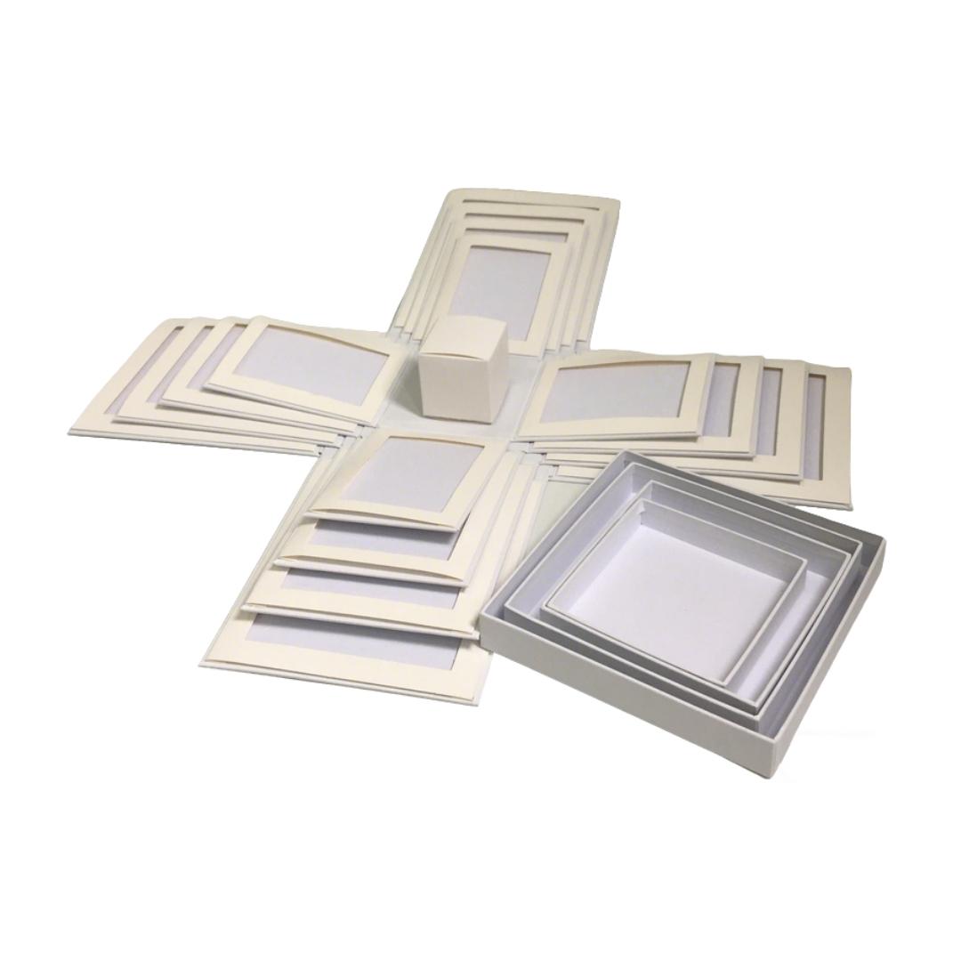 1count Five-Layer Square Album Box, Creative DIY Valentine's Day Surprise Gift Box, Couple Birthday Anniversary Gift Box