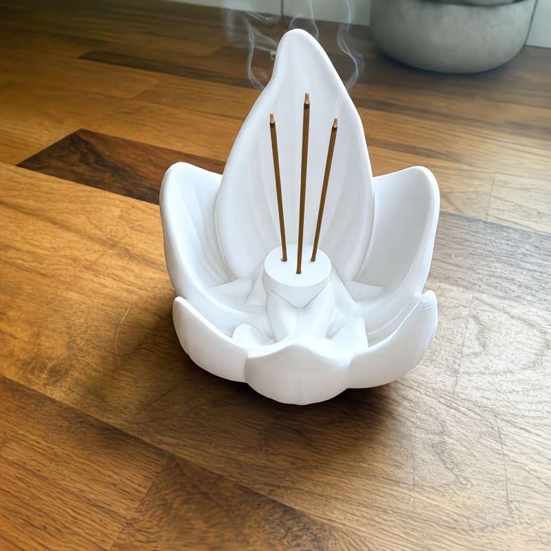 Creative Lotus-Shaped Diffuser, Household Scented Home Fragrance Decor, Aids Mood Regulation, Air Purification, Sleep Aid, Meditation, Yoga Essential Tool