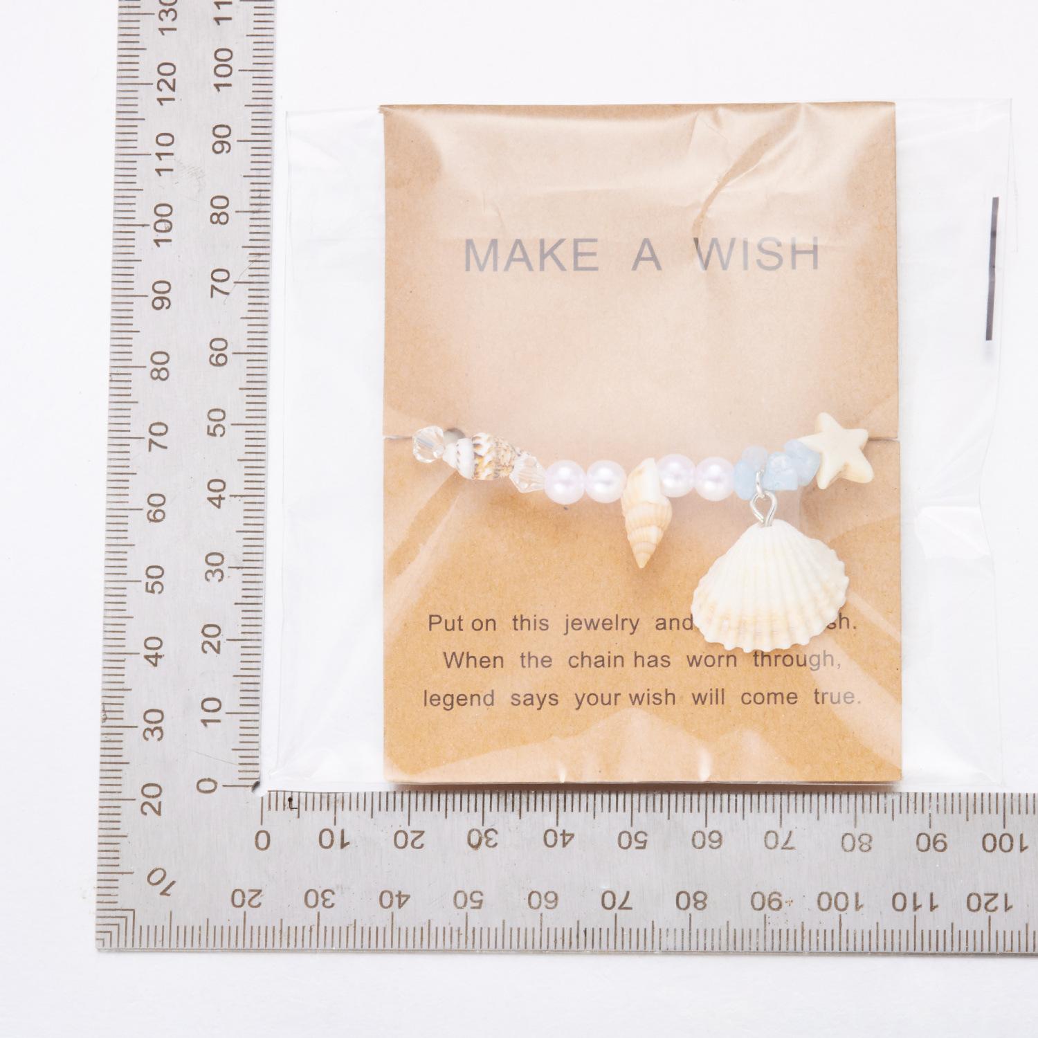 Summer Beach Inspired Handmade Shell Bracelet with Seashell Sea Star Beads for Women Stylish Ocean Themed Jewelry Lightweight Comfortable Adjustable Fit Trendy Vacation Accessory