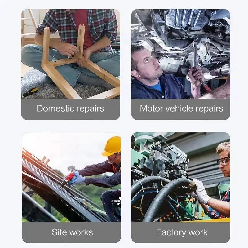 Adjustable Universal Socket Wrench, 3/8 Drive Multi-Function Sleeve Wrench, Professional Sockets Tools for Ratchet Torque Wrench and Power Drill