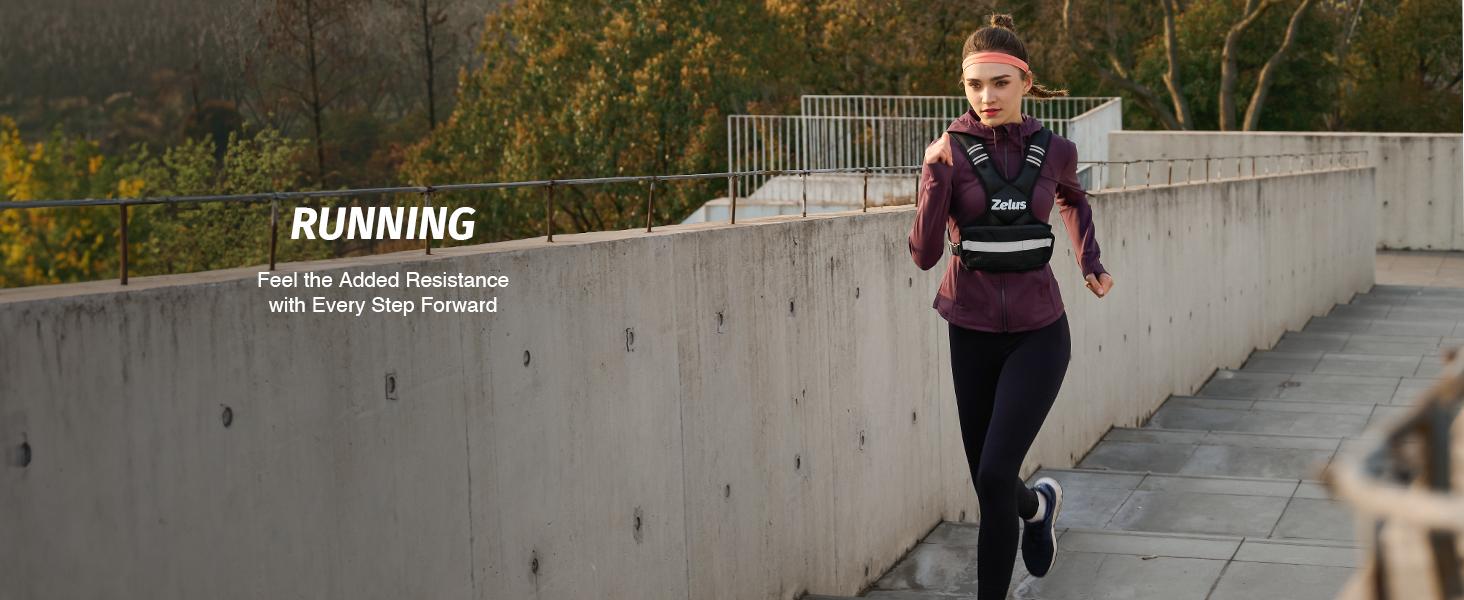 【SpringStatements】ZELUS Weighted Vests, 4-10lbs/11-20lbs/20-32lbs Adjustable Workout Weighted Vest with 6 Ironsand Weights for Men&Women: Motivational Walking, Running,Rucking, Bone Health, Core&Posture Boost | Fitness challenge,Fashion Fest