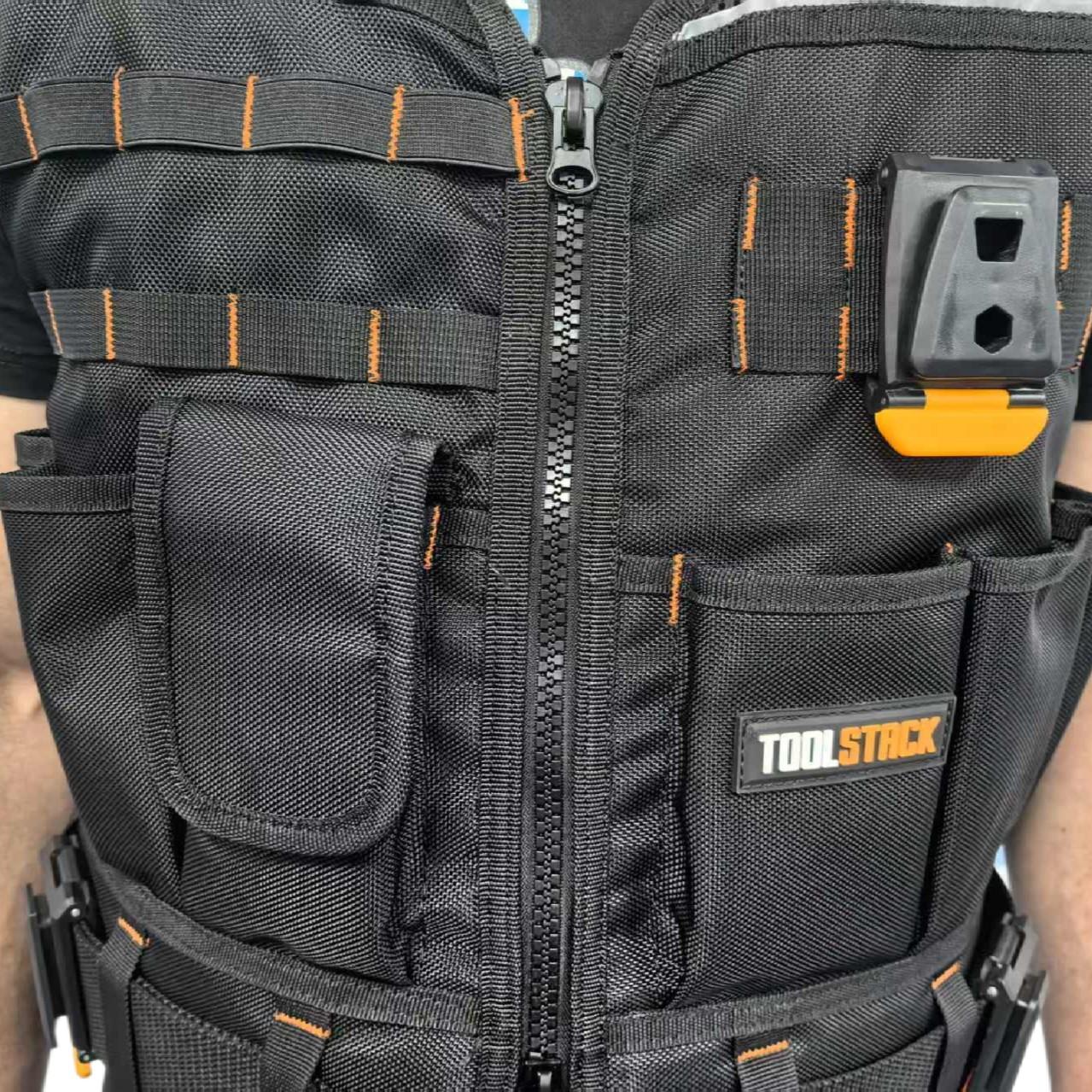 Fast Hang Construction Vest, Multifunctional Thickened Wear-Resistant Vest, Durable Workwear for Builders and Contractors