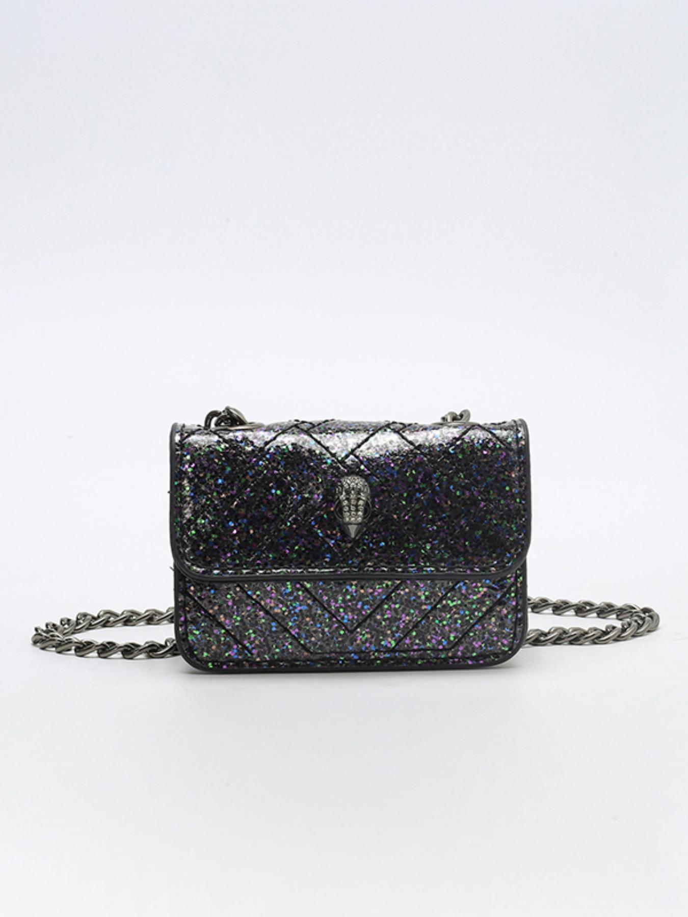Mini Fashion Crossbody Chain Bag, Pure Color Trendy Shoulder Bag, High-End Casual Handbag, Stylish Daily Use Accessory