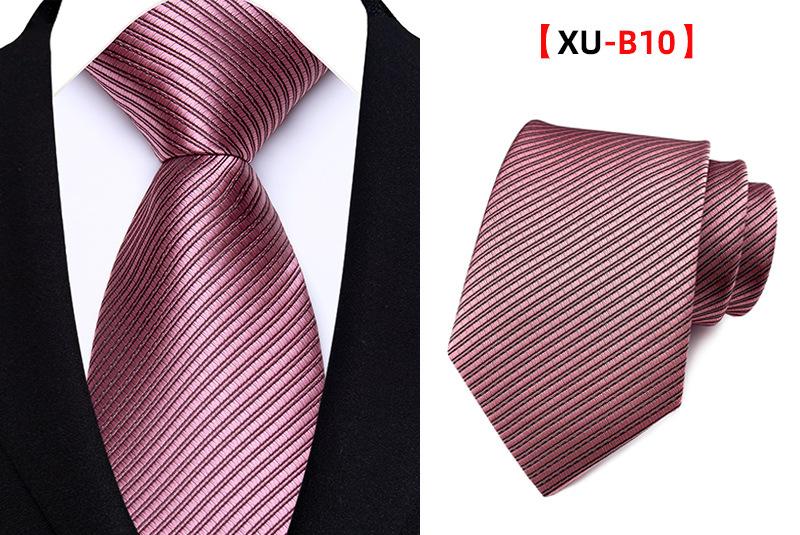 Men's Classic Striped Plaid Necktie - Male Wear for Business Look, Wedding Fit, Formal Suit Accessory - Father's Day Gift for Dad, Husband