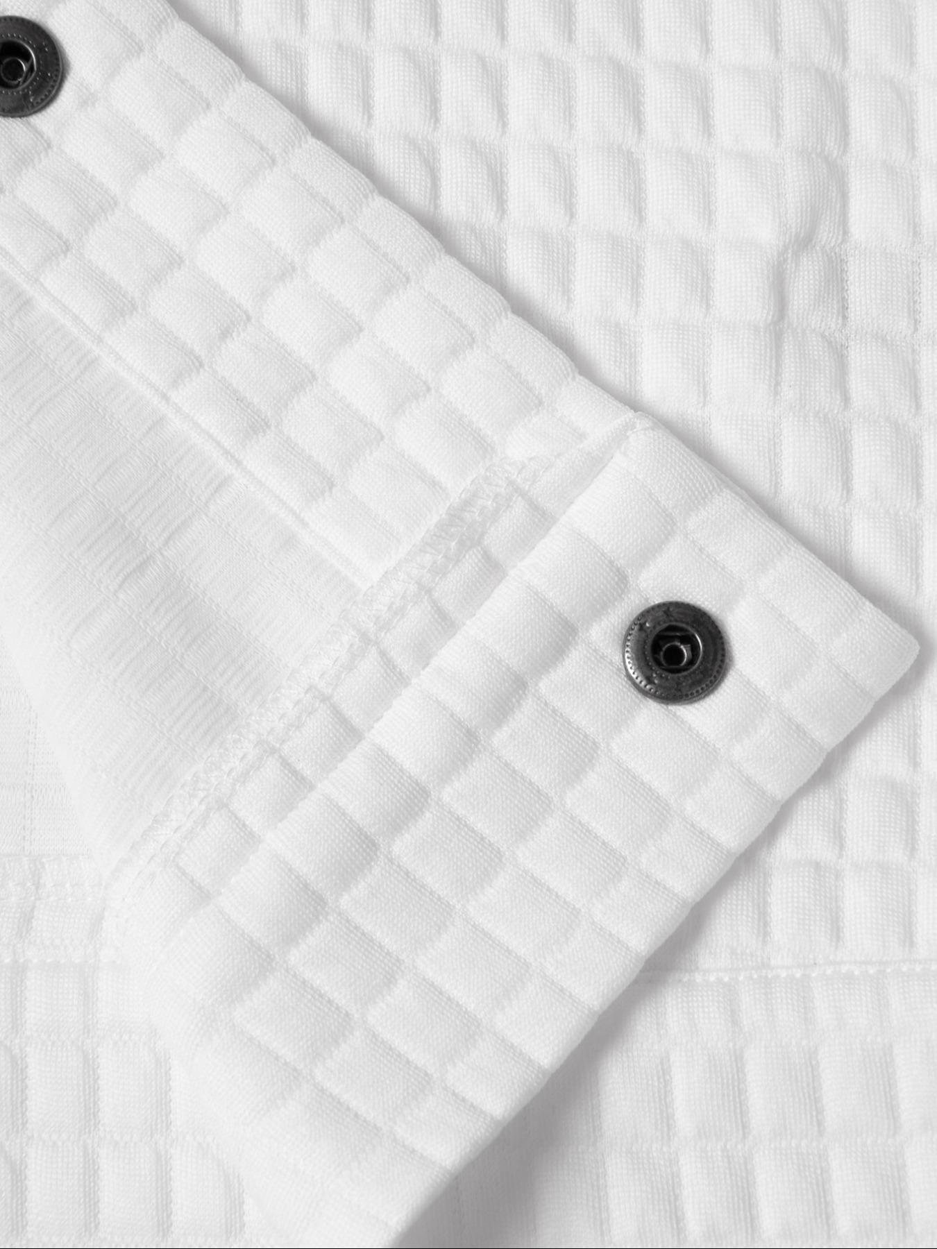 Men's Fashionable Button Front Coat with Flap Pockets, Loose-Fit Casual Thick Knit Fabric Jacket for Fall & Winter, Perfect Outerwear for Any Occasion