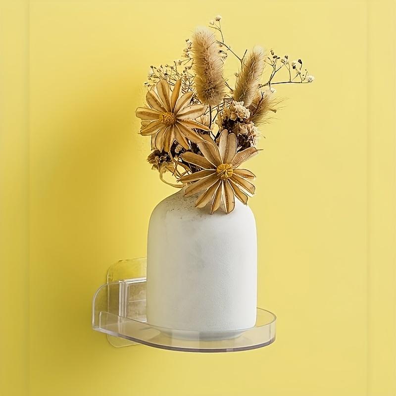 2pcs Transparent Display Floating Rack for Security Cameras & Baby Monitors - No-Drill Wall Mount, Wall Mount Compatible, Durable Plastic, Space-Saving Design for Office/Home Storage, Classic Style, Wall Mounted Shelf