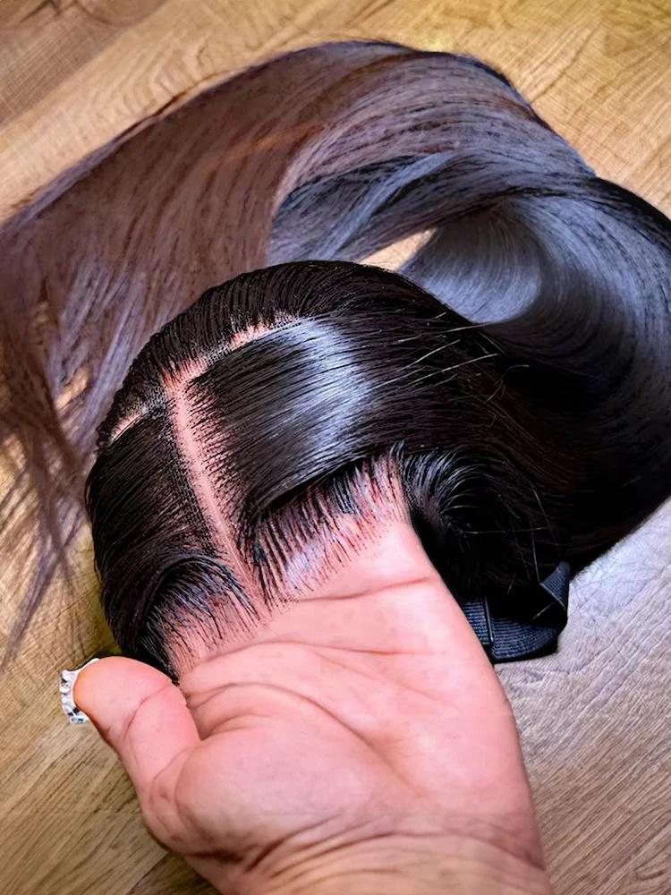 [Glueless Wig]Bling Hair Fashion 6x4 Pre-Cut Deep Glueless Wigs Human Hair Pre Plucked Lace Closure Wigs for Black Women 180 Density Deep Wave Curly Wig