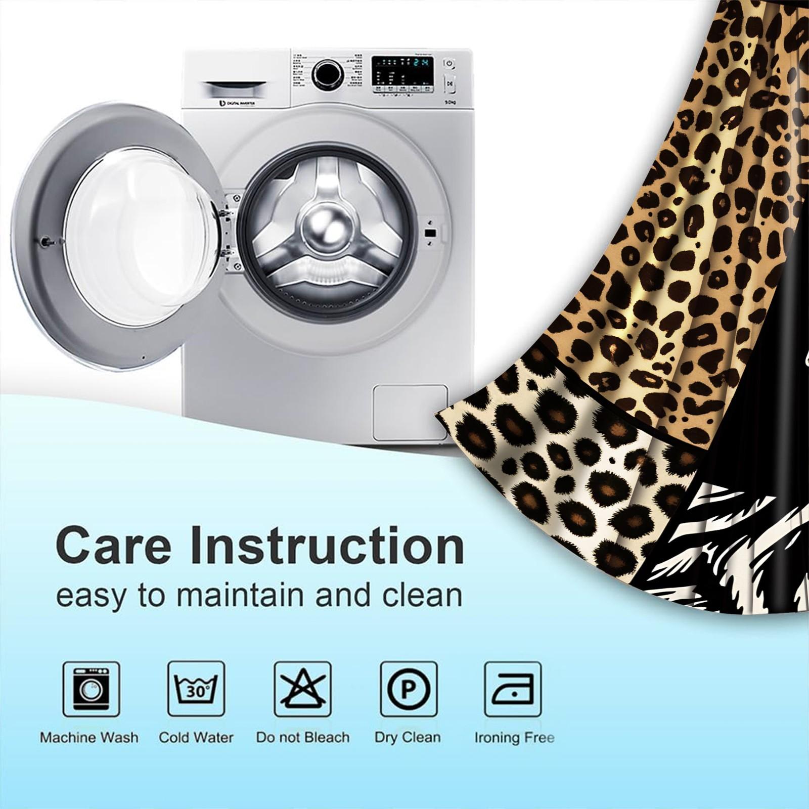 2 Panels 26 Letters Leopard Print Curtains, 80%-90% Light Blocking Curtains, Alphabet Printed Curtains, Stylish Decor Curtains for Bedroom Living Room, Wild Style Window Drapes, Ideal Gift