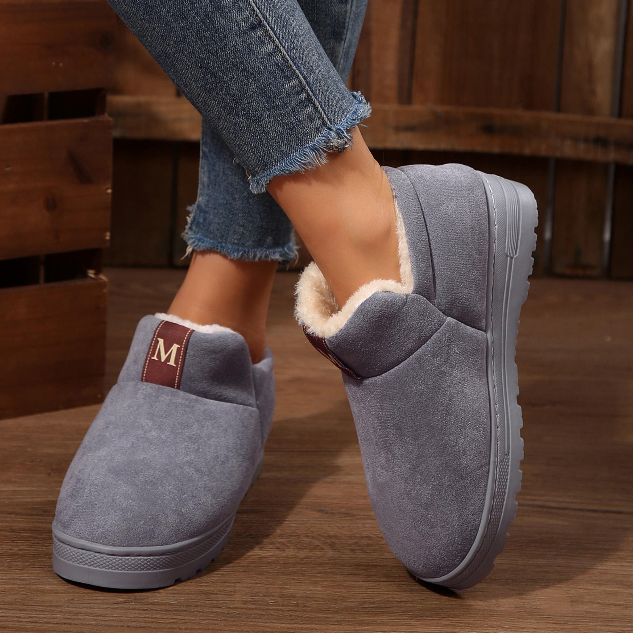 Women's Boots Cozy  Memory Foam Fleece Lined Lightweight And Comfortable Slip-On For Indoor & Outdoor Wear