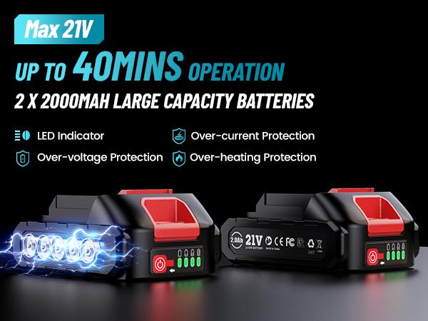 Seesii 3/8" Cordless Ratchet Wrench – 66Ft-lbs Torque, 200RPM Speed, 2x21V Batteries, Variable Speed Control, 8 Sockets, 1/4" & 1/2" Adapters, and 3" Extension Bar Included, 600B Black Friday Deals Seesii 3/8" Cordless Ratchet Wrench – 66Ft-lbs Torque, 200RPM Speed, 2x21V Batteries, Variable Speed Control, 8 Sockets, 1/4" & 1/2" Adapters, and 3" Extension Bar Included, 600B Black Friday Deals