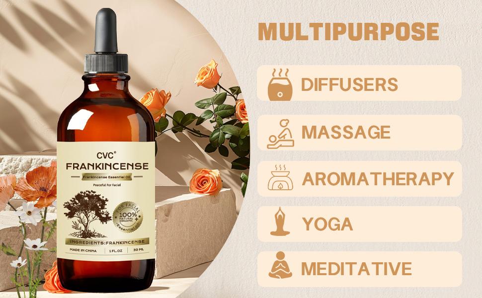 CVC Frankincense Essential Oil (1 fl oz) – Skin Soothing & Aromatherapy Support