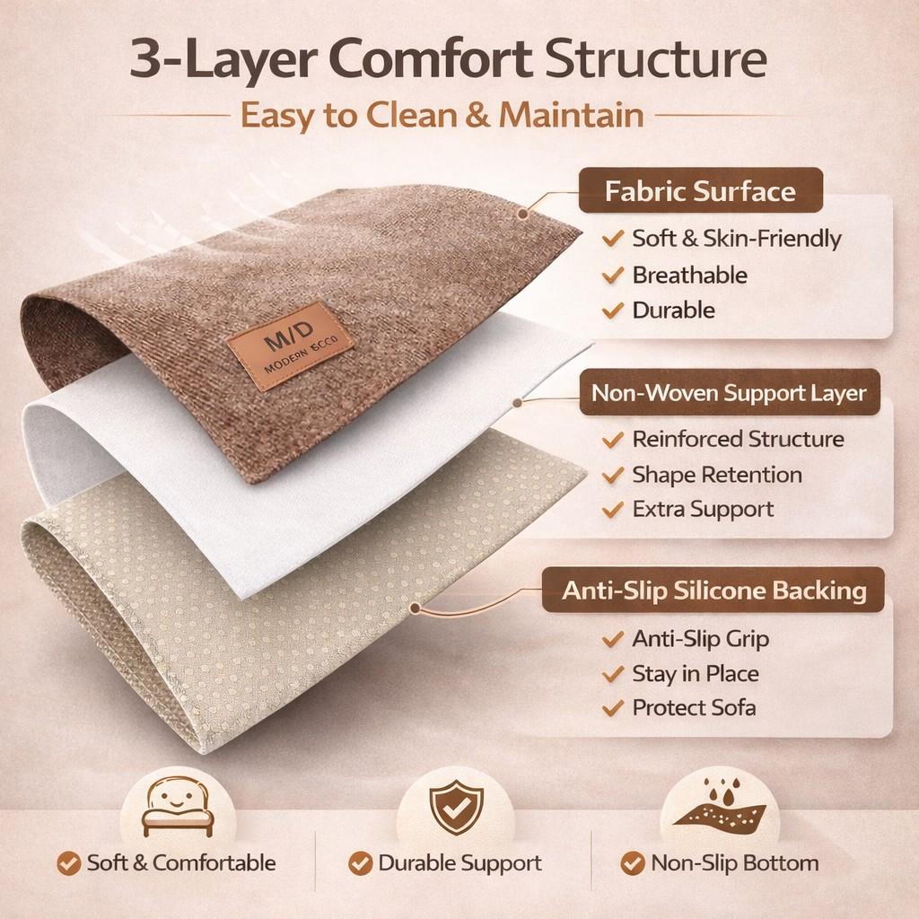 Solid Color Thick Couch Cover for Dogs and Cats, Non‑Slip Sofa Seat Protector Pad, Soft Pet‑Friendly Furniture Cover, Multiple Colors for 1/2/3/4 Seater Sofa, Sofa Slipcover, Removable Washable Covers