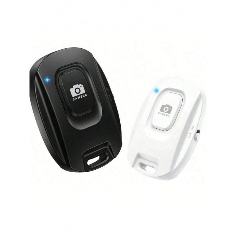 Camera Remote Tter One And Android Smartpones Wires Pone Remote Control Selfie Button Potos And Deos (Bluetoot 5.2) Wrist Strap Included Black W54 Portable Wireless