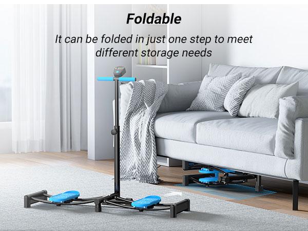 MERACH Ski Trainer 2 in 1 Ski Exercise Machine Strength Training Leg Machine Low Impact Plyometric Training Home Gym Machine Indoor Workouts Equipment