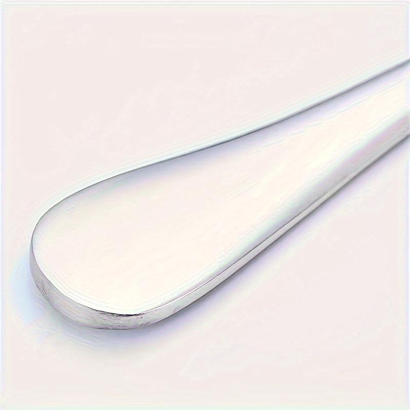 5pcs Stainless Steel Long Handle Ice Tea Spoon, Coffee Spoon, Ice Cream Stirring Spoon, Dishwasher Safe, Kitchen Accessories, Flatware Set