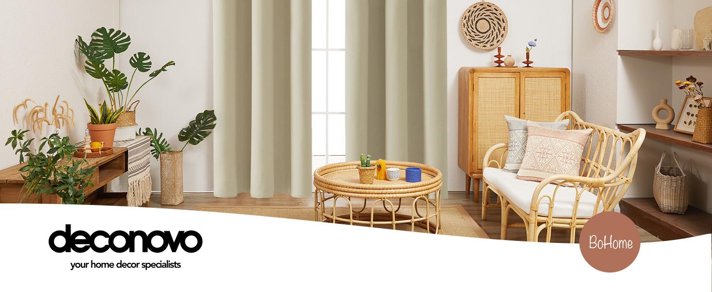 1 Panel Solid Color Blackout Curtains – Thermal Insulated Drapes for Living Room, Bedroom, Home Decor, Christmas Gifts & Decorations