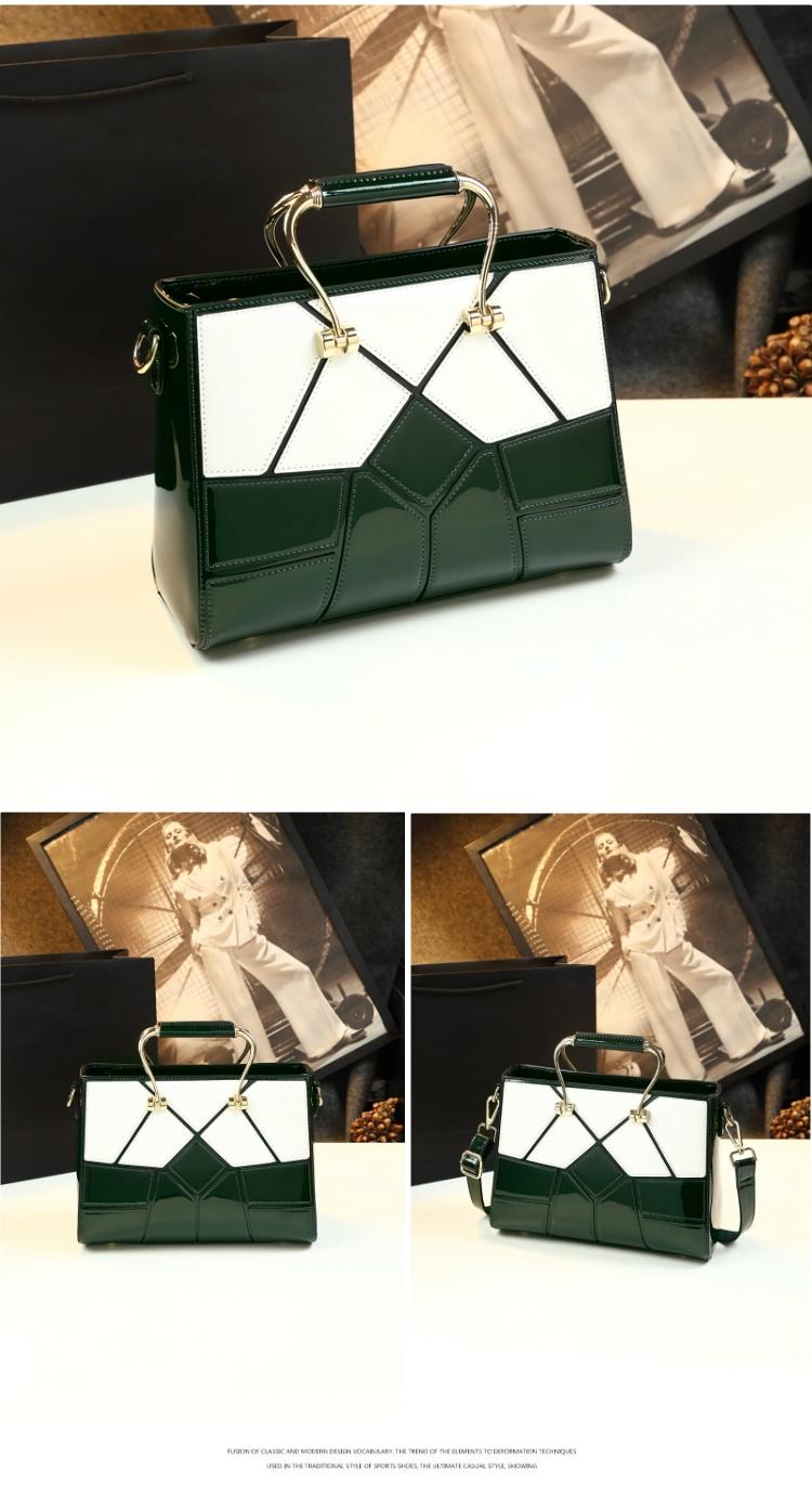 Fashion Women's Square Patchwork Bag, Classic Versatile Shoulder Bag, Casual Crossbody Handbag, Stylish Daily Use Accessory