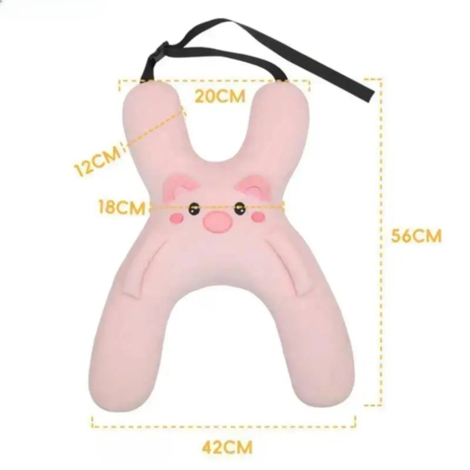 Playful Pig Face Plush Car Neck Pillow - Travel Accessories with Neck Support, Ultra-Soft Character Head Rest Cushion, Seat Belt Support, Anti-Head Leaning Sleep Aid, Camping Trip Cozy Car Accessory Playful Pig Face Plush Car Neck Pillow - Travel Accessories with Neck Support, Ultra-Soft Character Head Rest Cushion, Seat Belt Support, Anti-Head Leaning Sleep Aid, Camping Trip Cozy Car Accessory