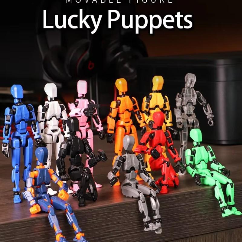 Stress Relief Toy Building Blocks Figure Assembly Model, Multi-Joint Poseable Doll, Construction Gift, Fun Educational Playset