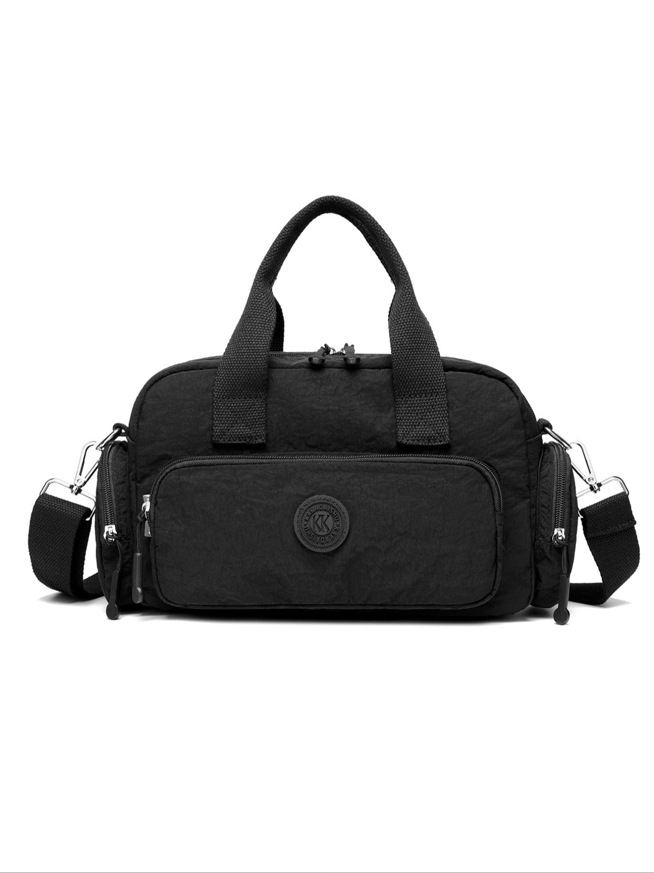 Lightweight Waterproof Travel Crossbody Bag, Detachable Wide Strap, Multiple Pockets, Large Capacity, Women's Yoga Gym Bag, Business Trip Backpack, Gym Workout Bag, Sports Gym Bag, Fitness Bag