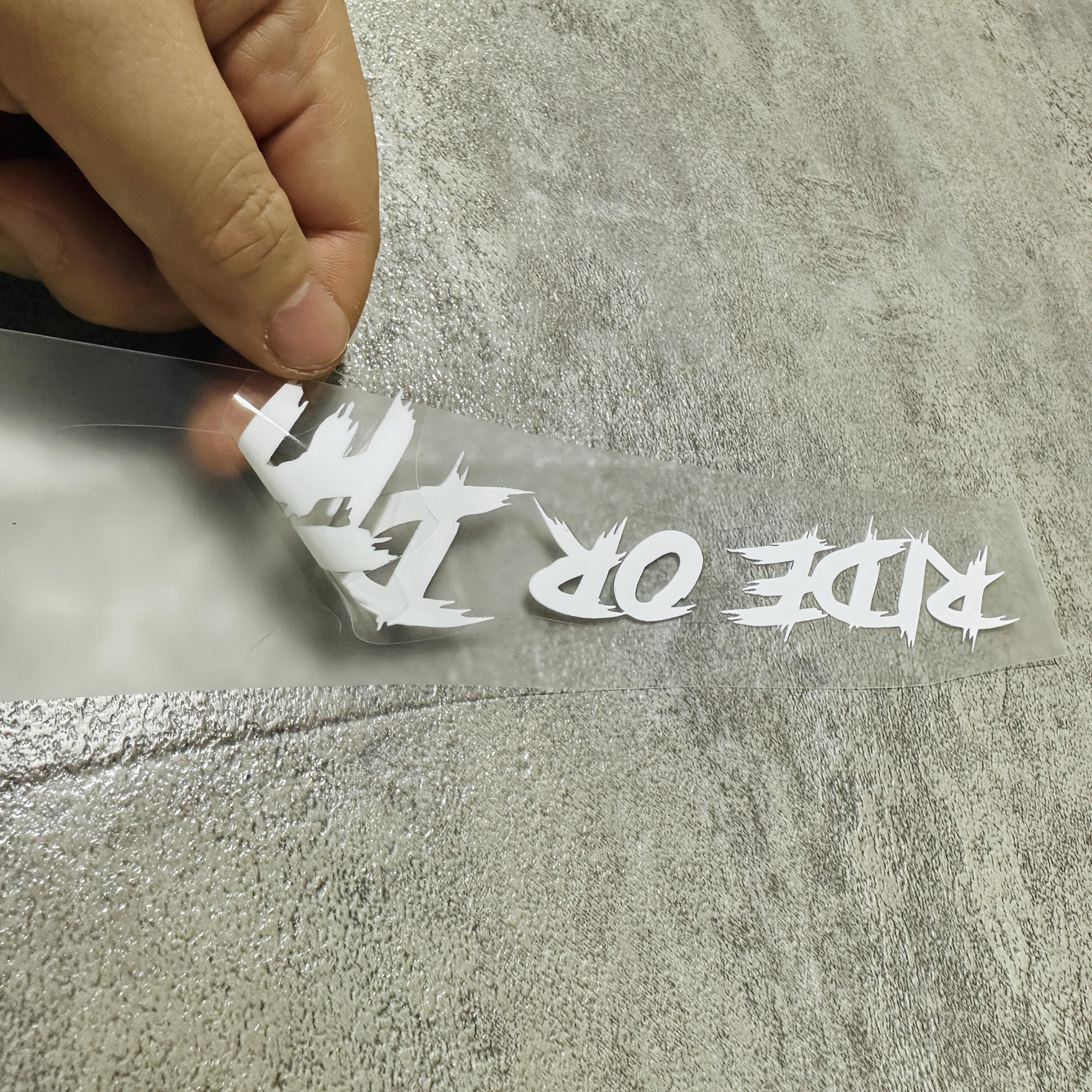 SC MOTO GN Ride or Die Lettering Sticker - Waterproof Vinyl Stickers Suitable for Motorcycle Helmets, Canned Tops, Motorcycles, and Road Vehicles - Scratch Resistant Decoration, Outdoor Use, Bright Colors, Motorcycle Accessories, Motorcycle Stickers