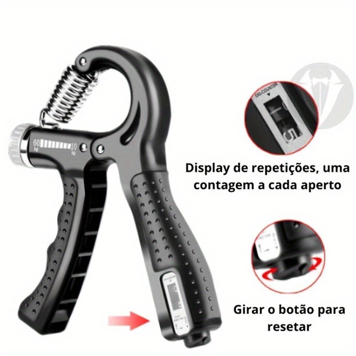 Mechanical Counting Grip Trainer - Adjustable Resistance: Resistance range meets different strength requirements, no batteries needed, automatically records training repetitions