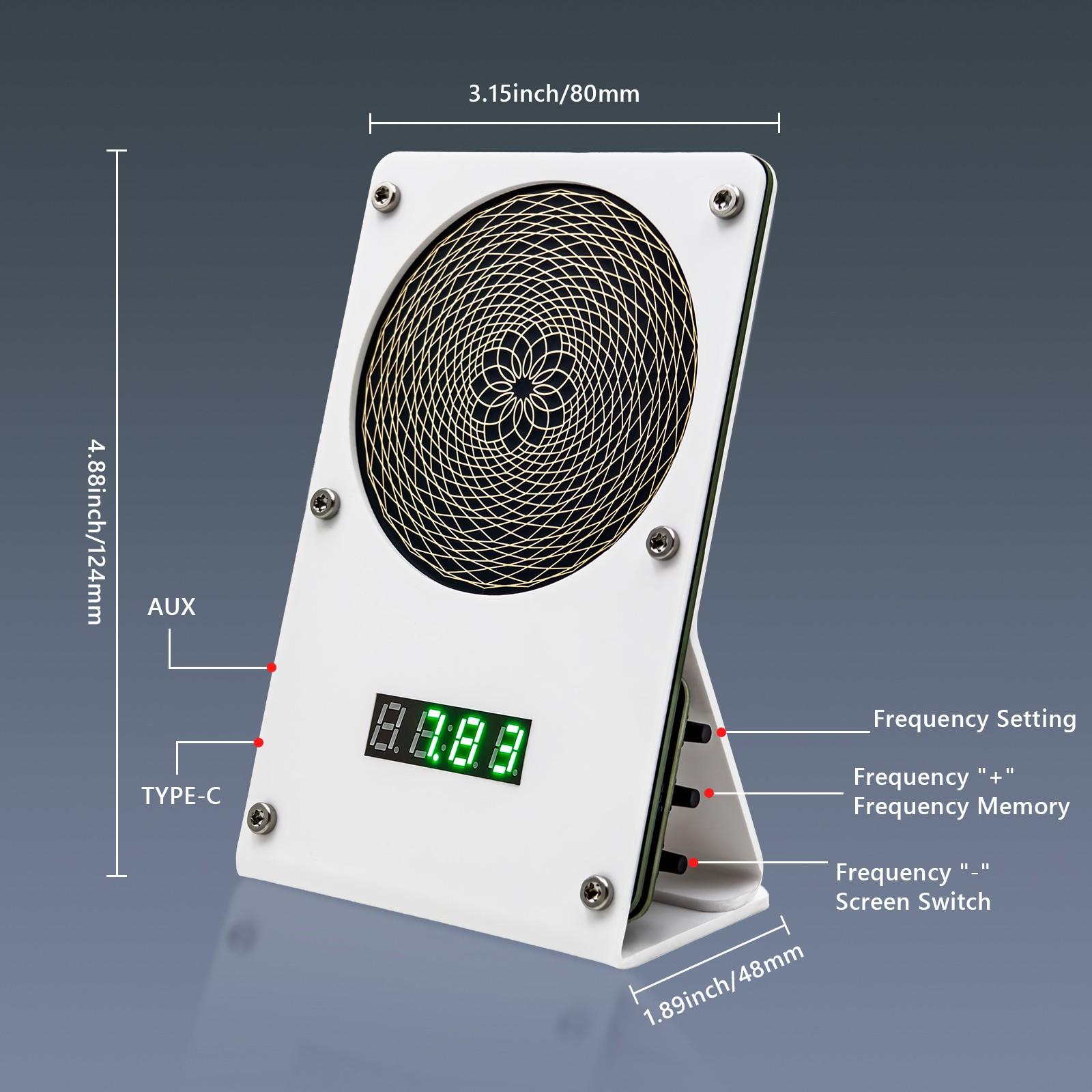 Frequency Generator Adjustable 0.01hz-9999hz, 7.83hz for Sleep Aid, Office Efficiency, Sound Field Enhancement, Creative Inspiration